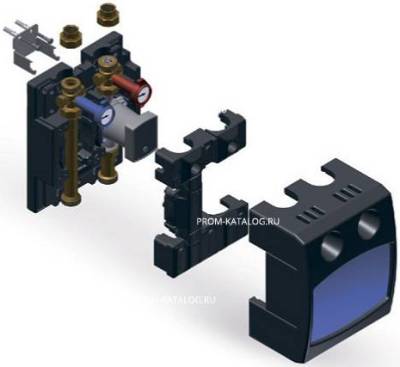 Насосная группа WATTS PAS25-KH - Ду25 (с насосом Wilo RS 25/6, с 2 шаровыми кранами на подаче)